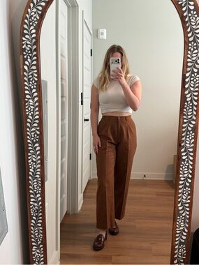 Vintage Chadwick's Brown Pleated Pants